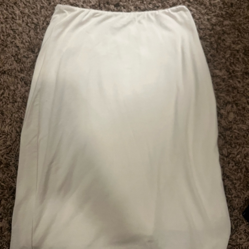 Lulu's White Knee-Length Pencil Skirt Casual